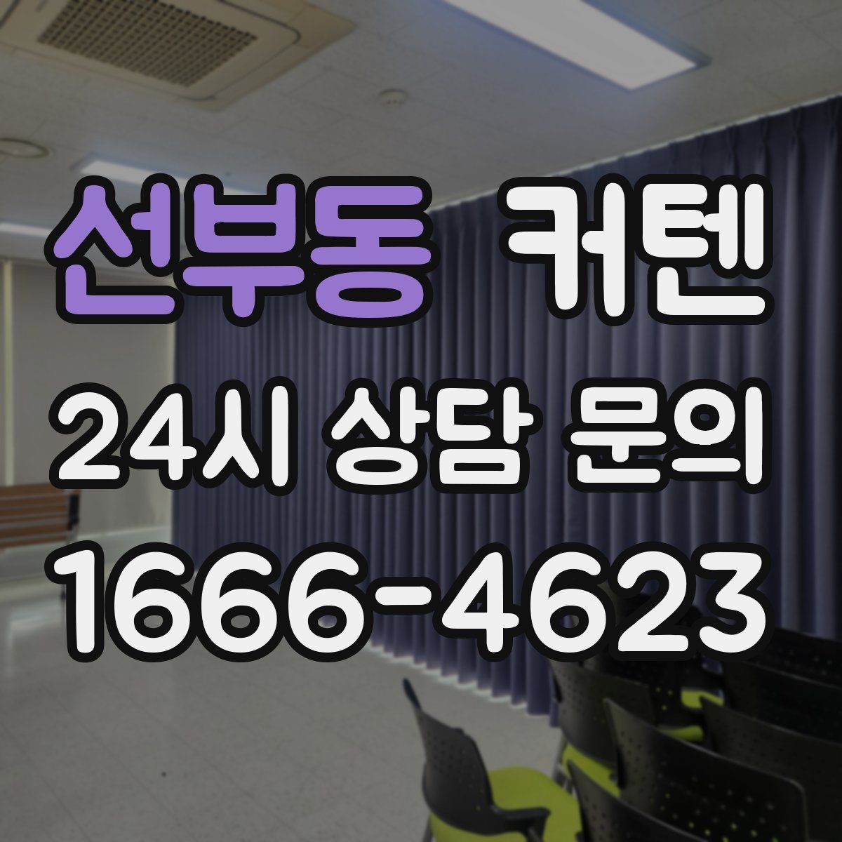 선부동 커텐