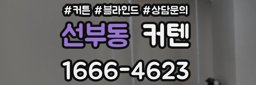 선부동 커텐