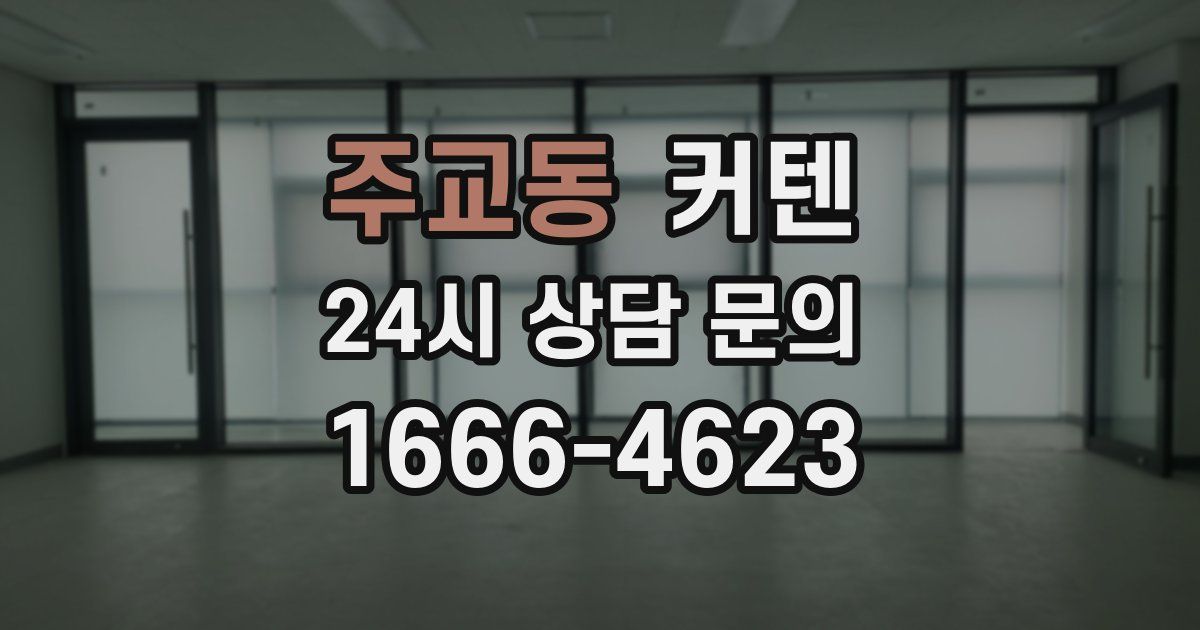 주교동 커텐