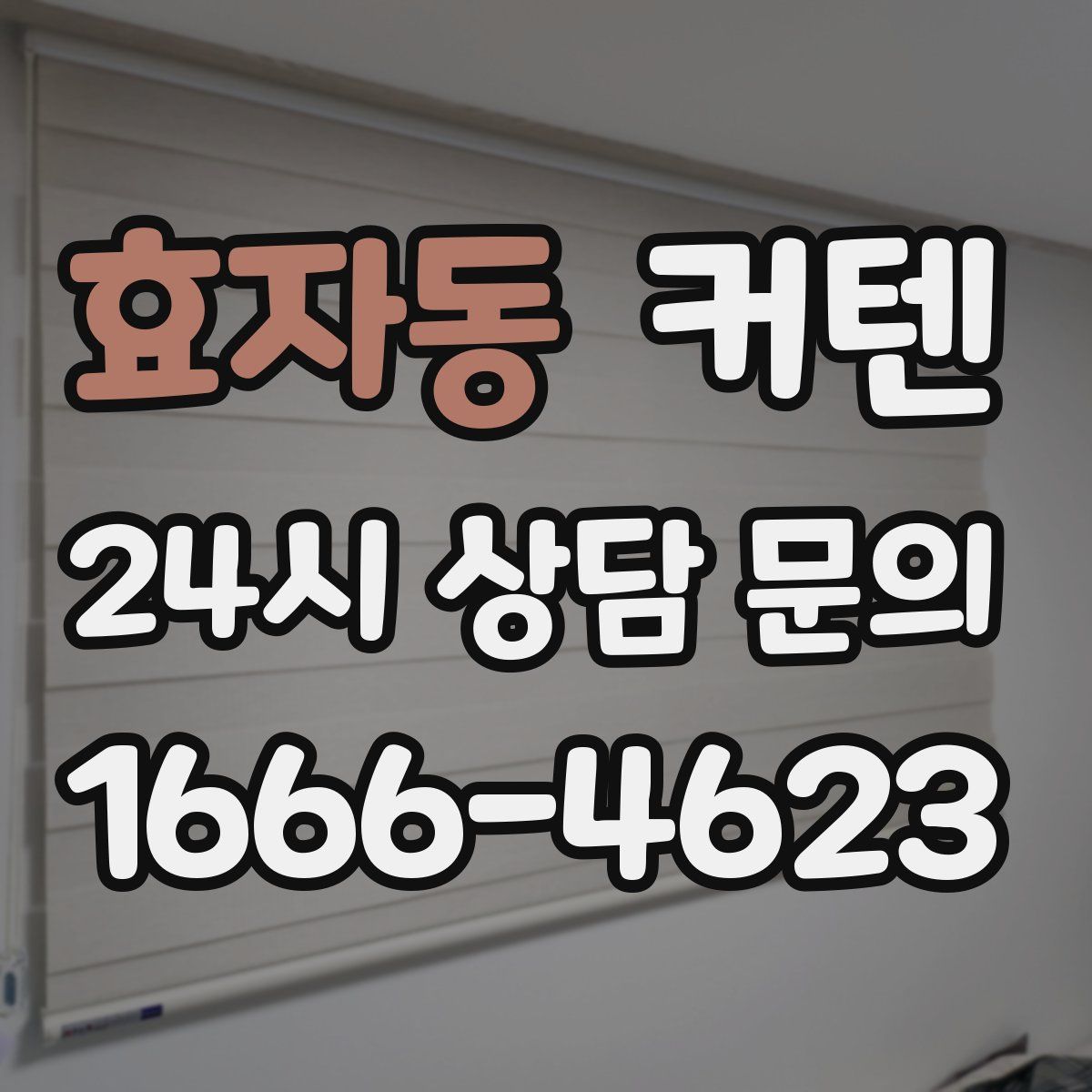 효자동 커텐