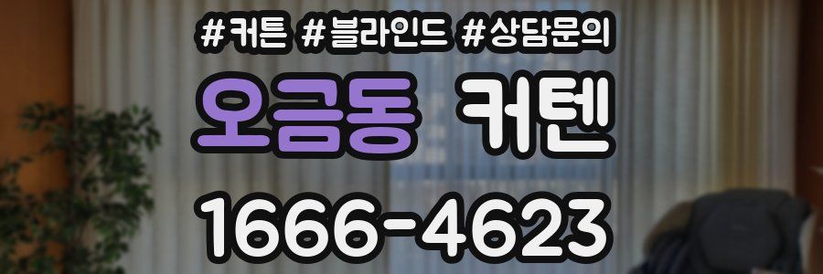 오금동 커텐