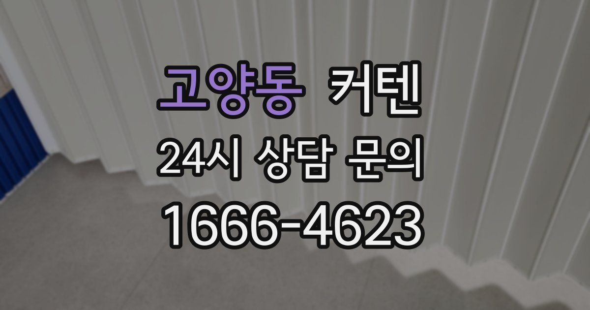 고양동 커텐