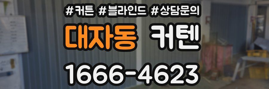 대자동 커텐