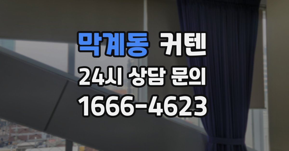 막계동 커텐