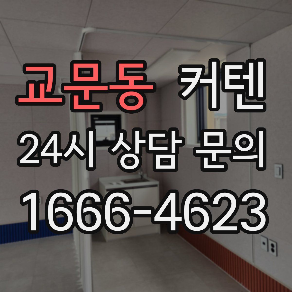 교문동 커텐