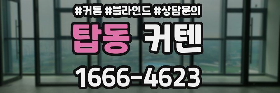 탑동 커텐