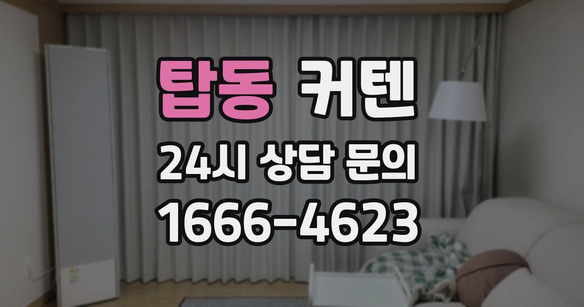 탑동 커텐
