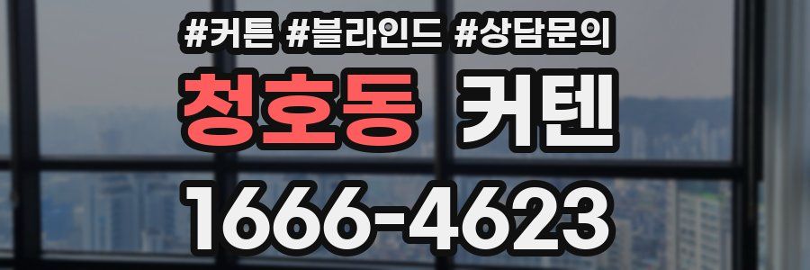 청호동 커텐