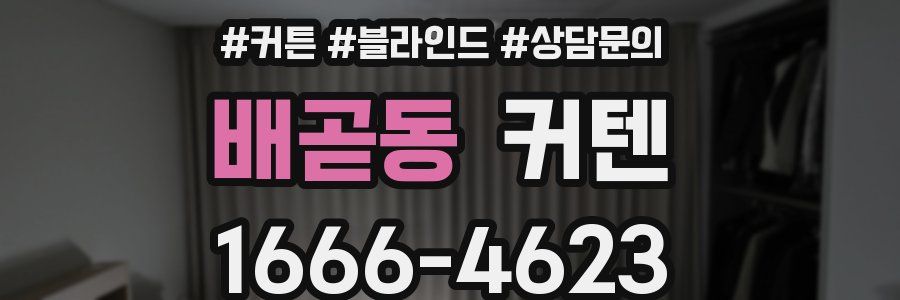 배곧동 커텐