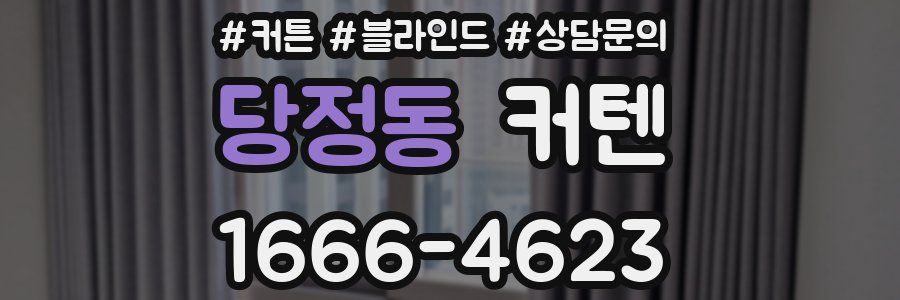 당정동 커텐