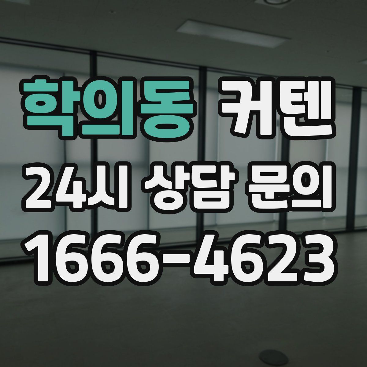 학의동 커텐