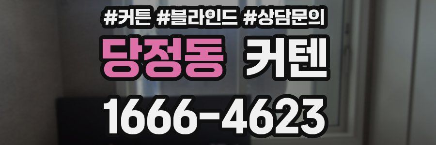 당정동 커텐