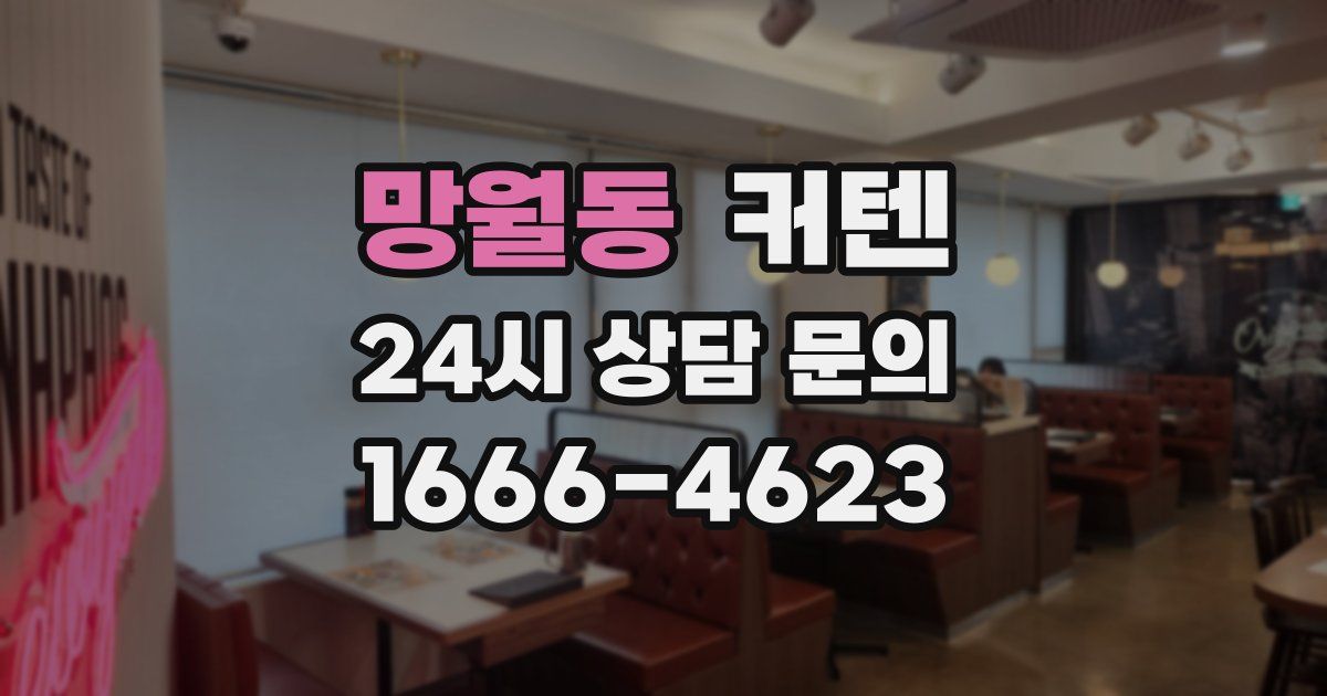 망월동 커텐