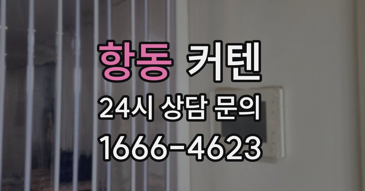 항동 커텐