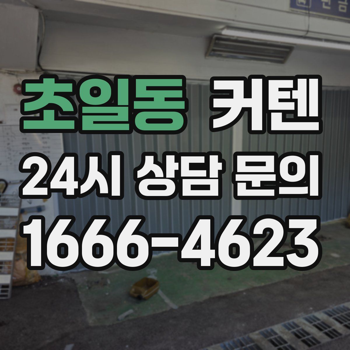 초일동 커텐