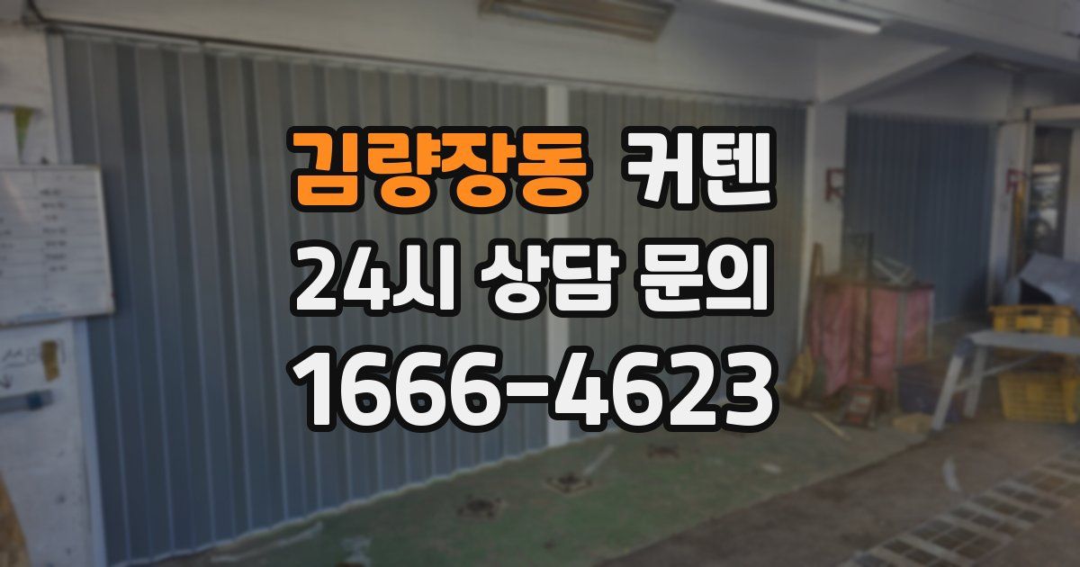 김량장동 커텐