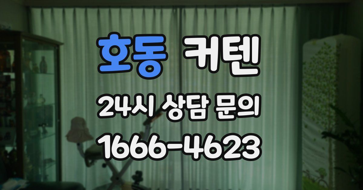 호동 커텐