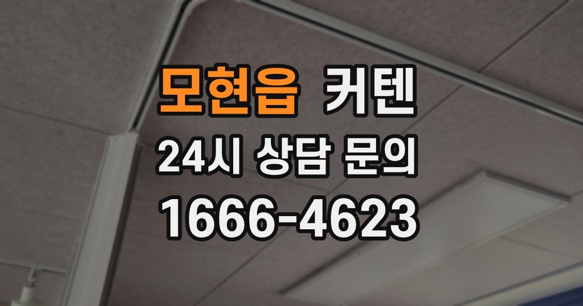 모현읍 커텐