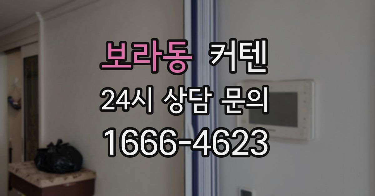 보라동 커텐
