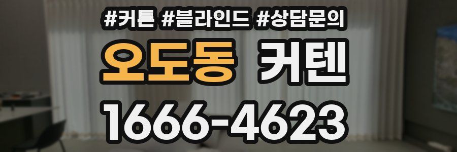 오도동 커텐