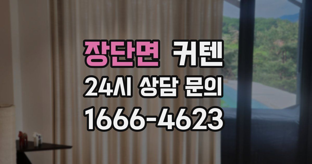 장단면 커텐