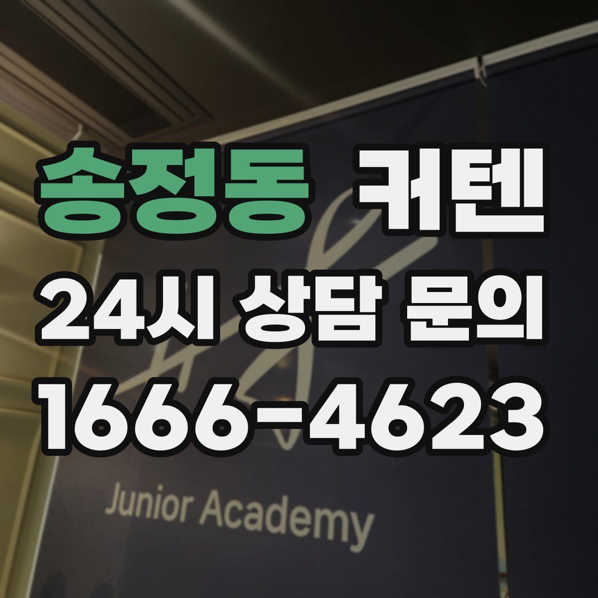 송정동 커텐