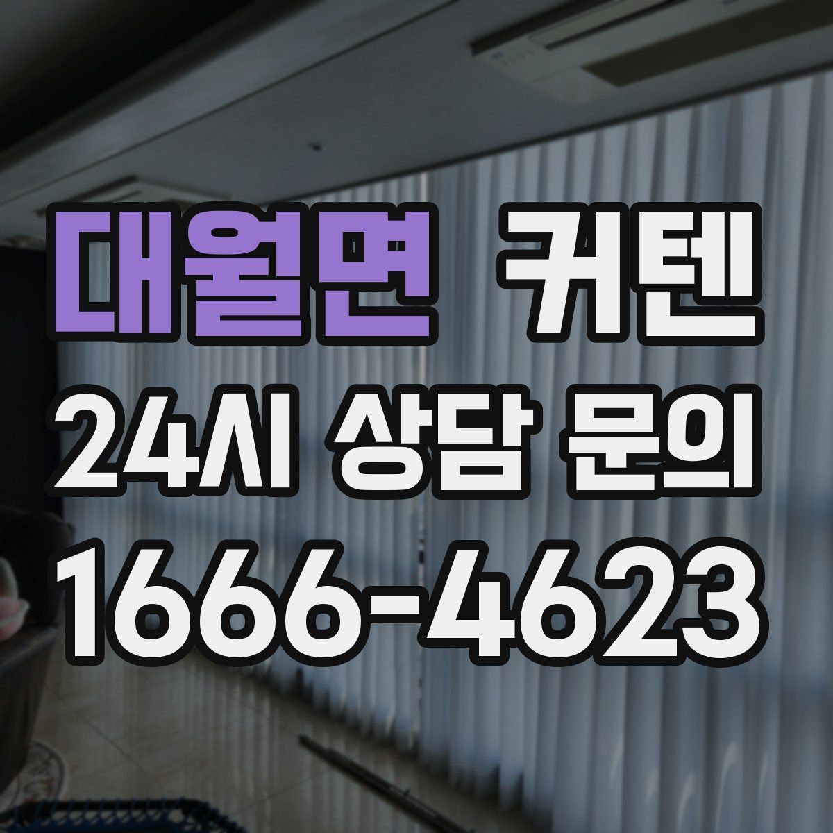 대월면 커텐