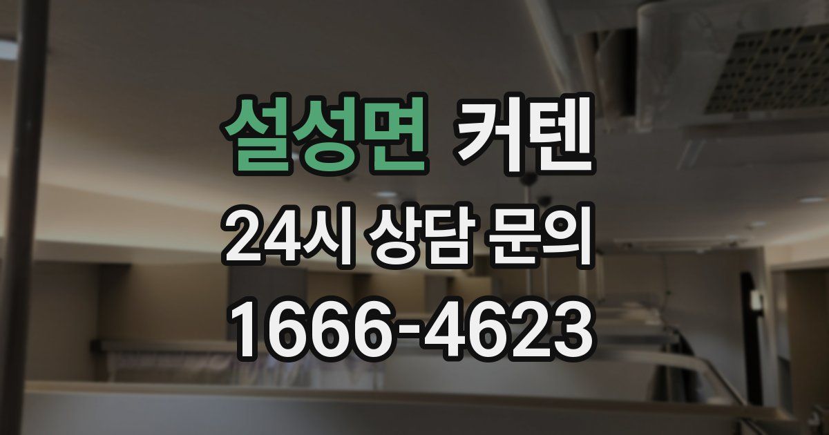 설성면 커텐