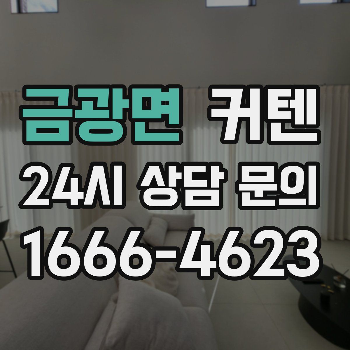 금광면 커텐