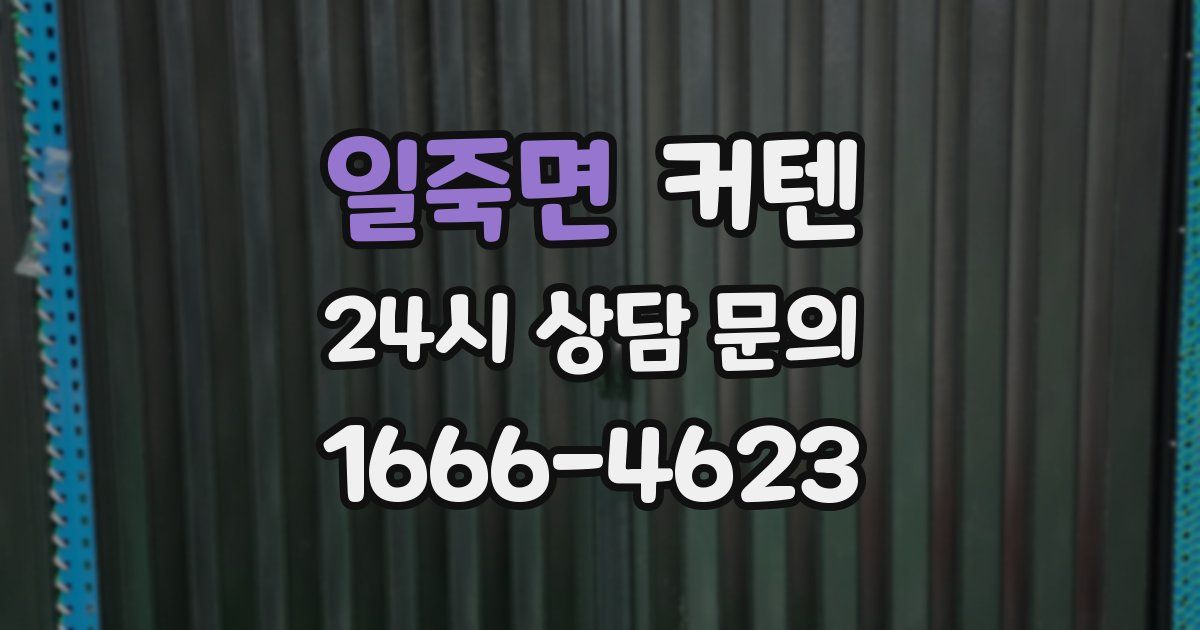 일죽면 커텐