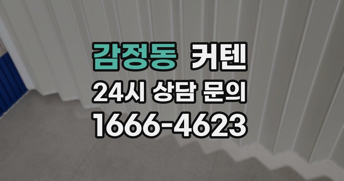 감정동 커텐