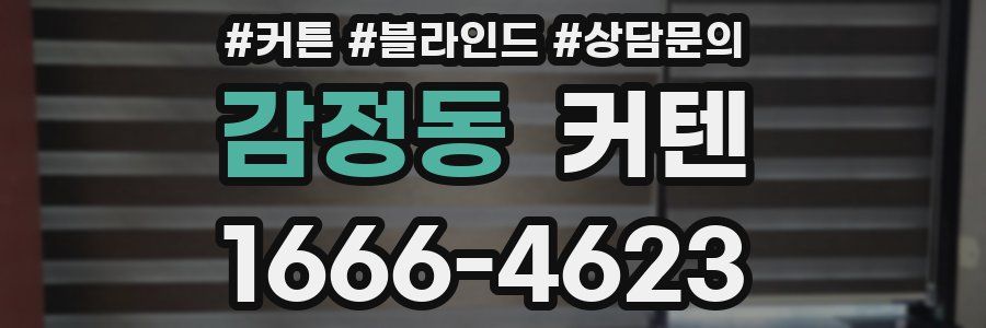 감정동 커텐
