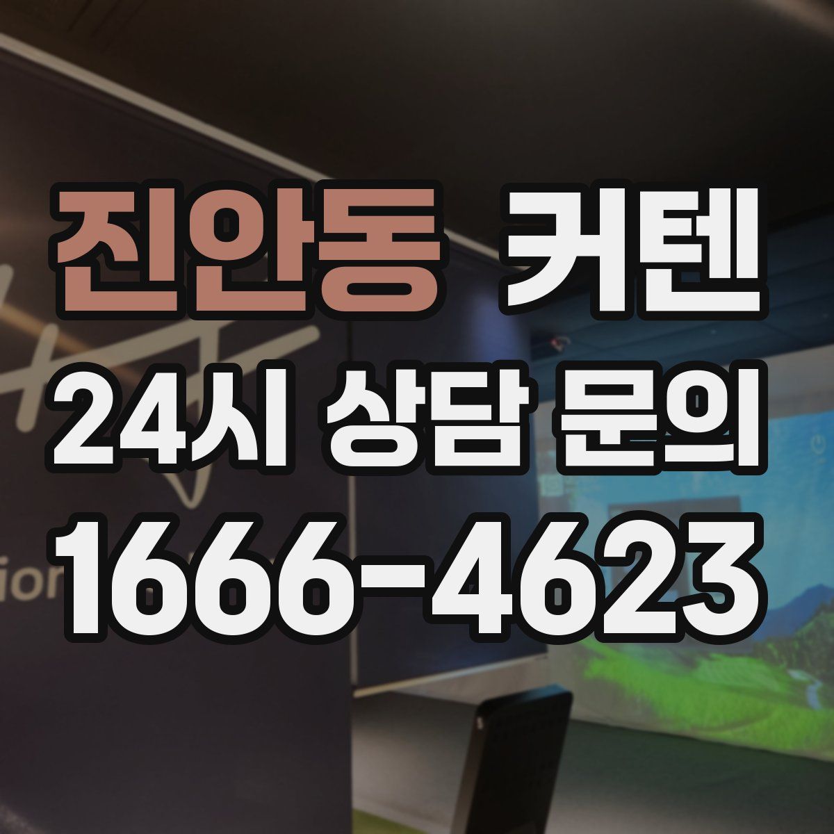 진안동 커텐