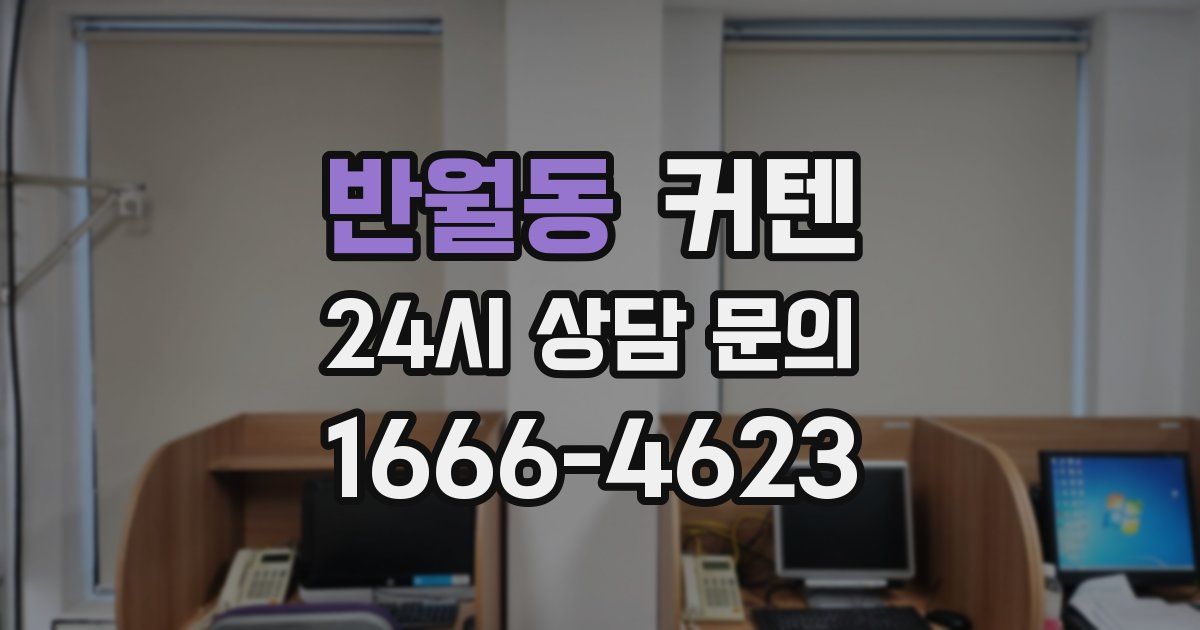 반월동 커텐