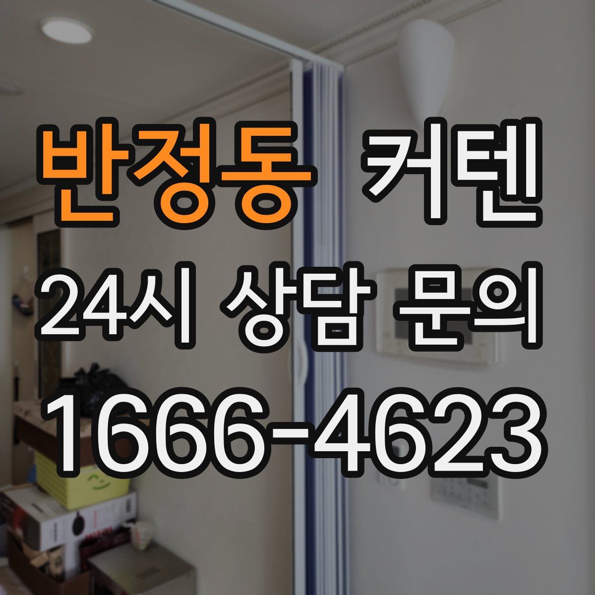 반정동 커텐