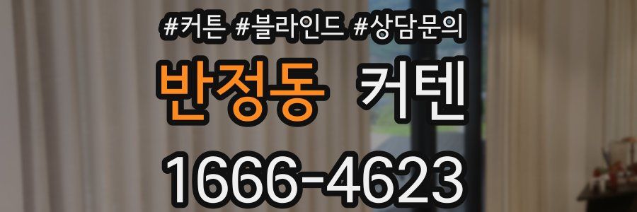 반정동 커텐