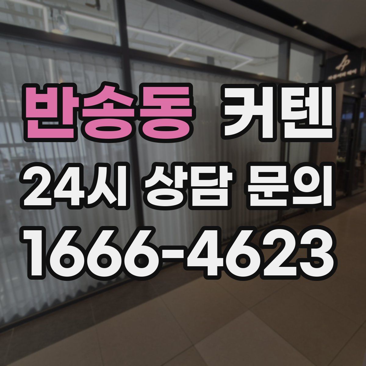 반송동 커텐