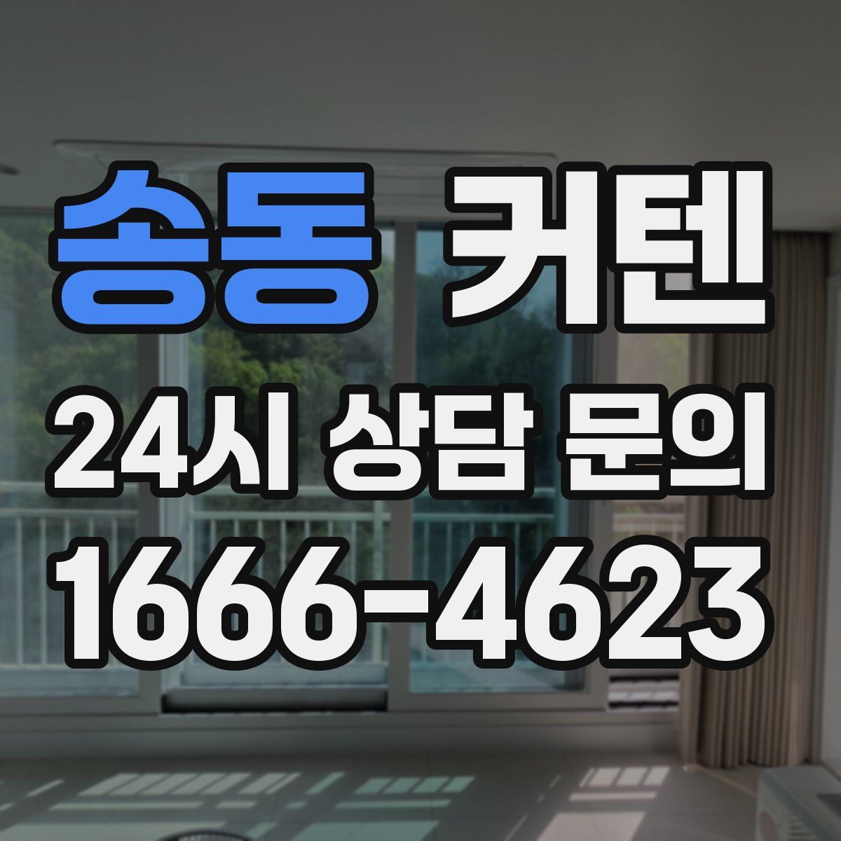 송동 커텐