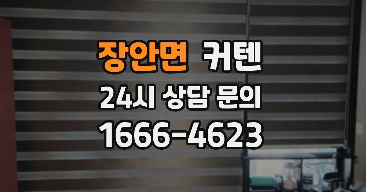 장안면 커텐