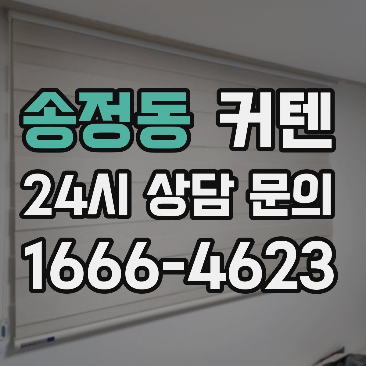 송정동 커텐