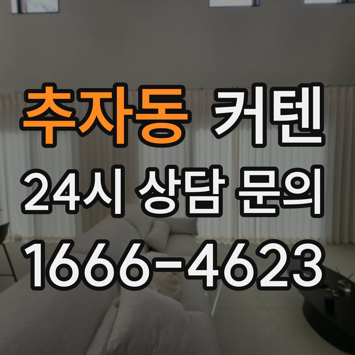 추자동 커텐
