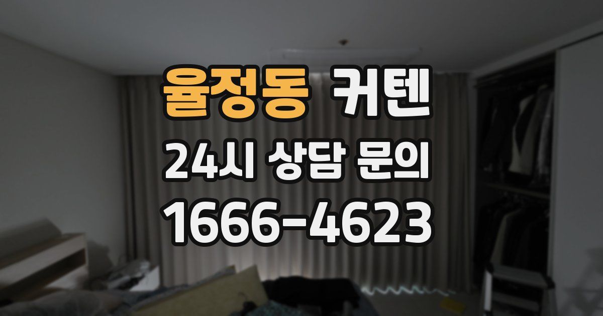 율정동 커텐