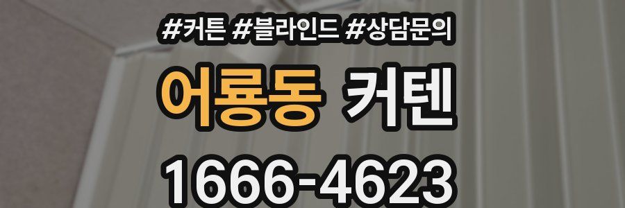어룡동 커텐