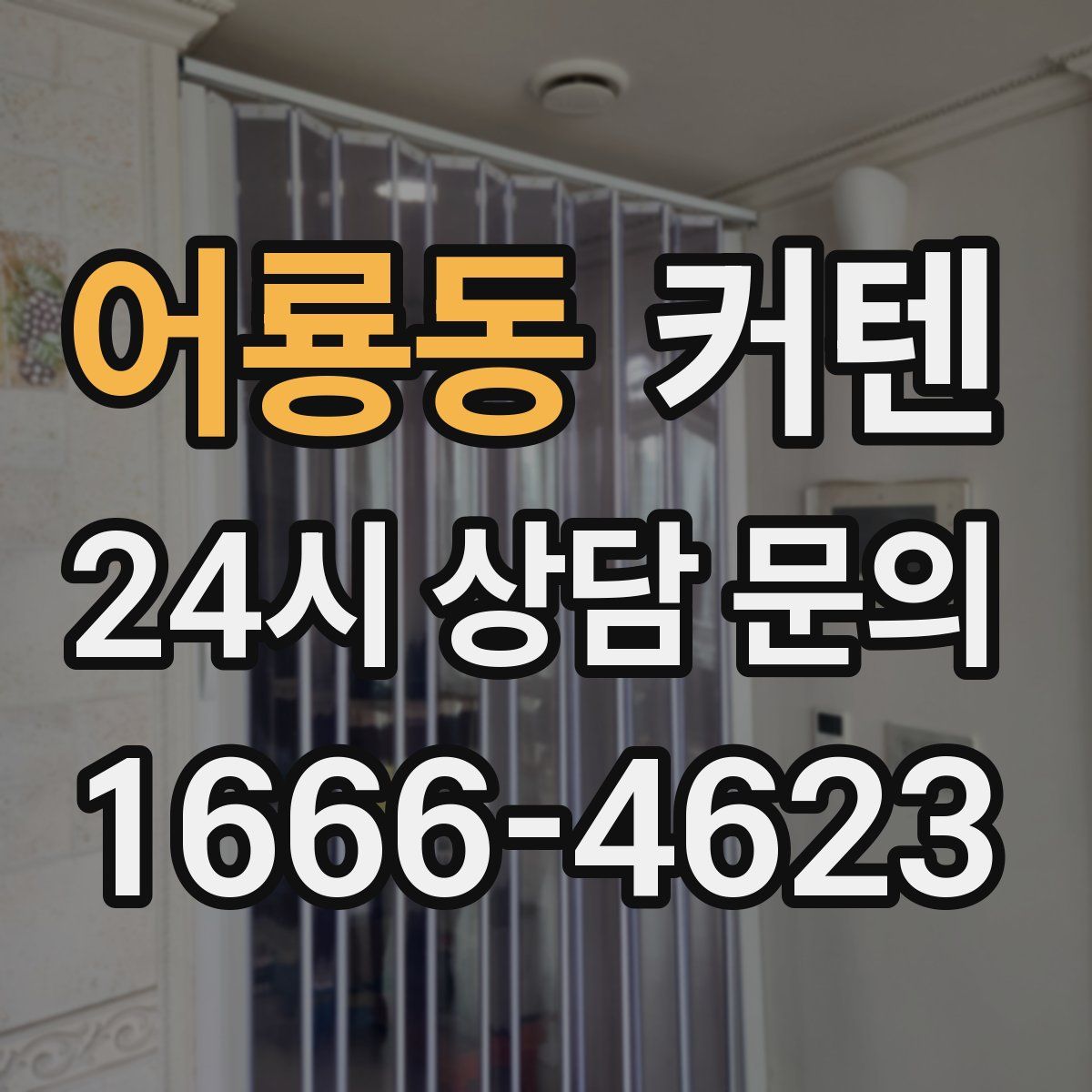 어룡동 커텐