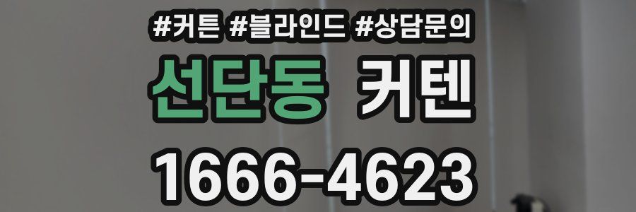 선단동 커텐