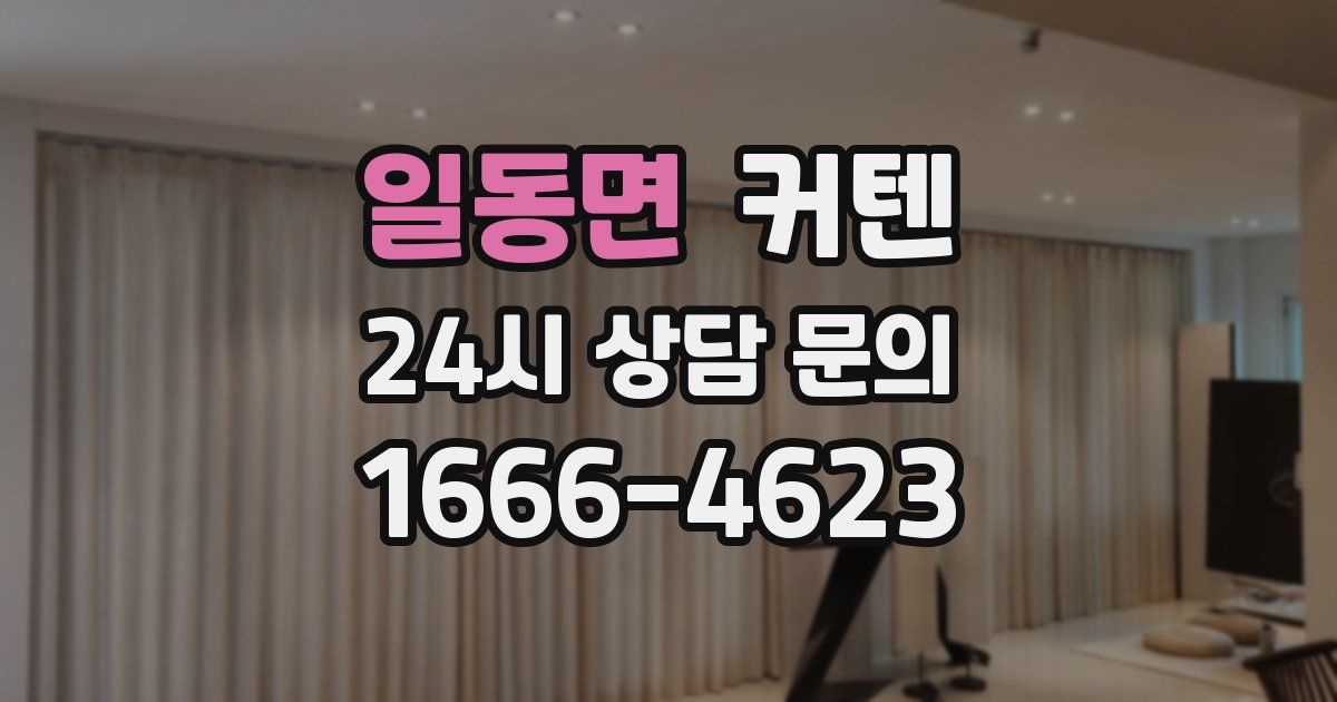 일동면 커텐