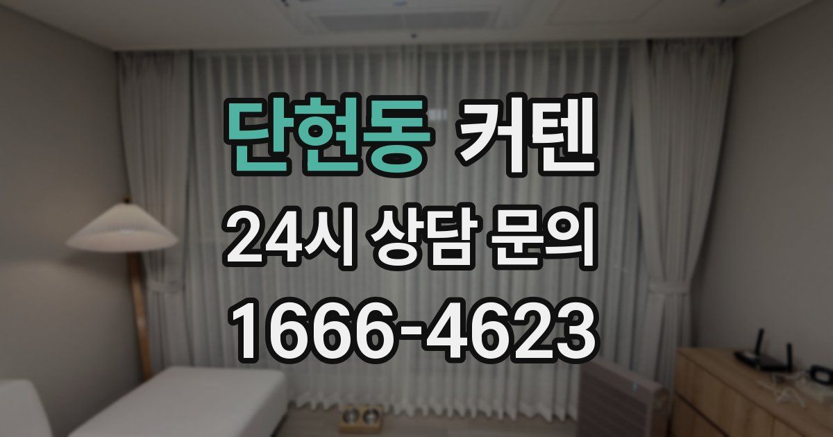 단현동 커텐