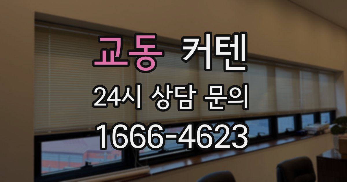 교동 커텐