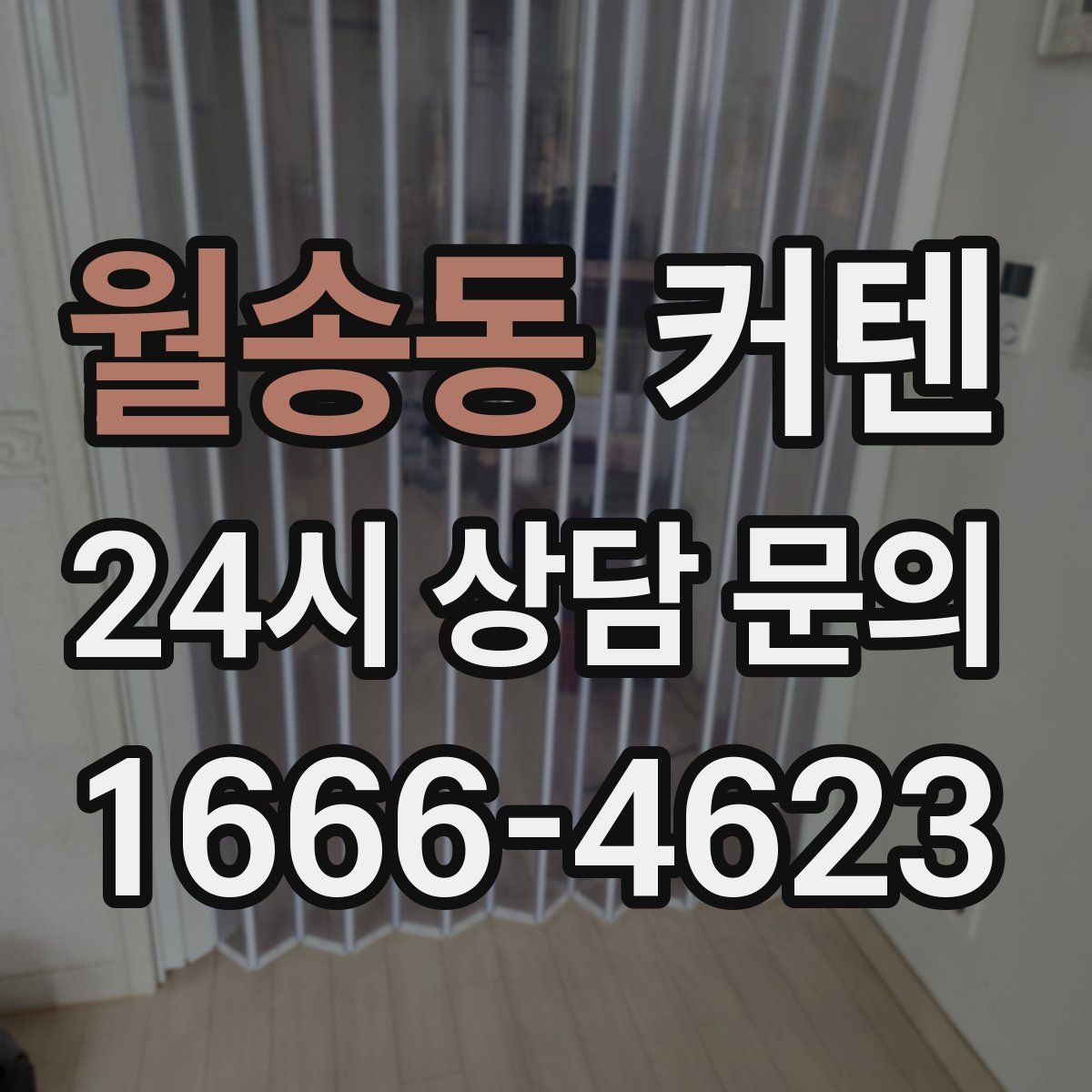 월송동 커텐