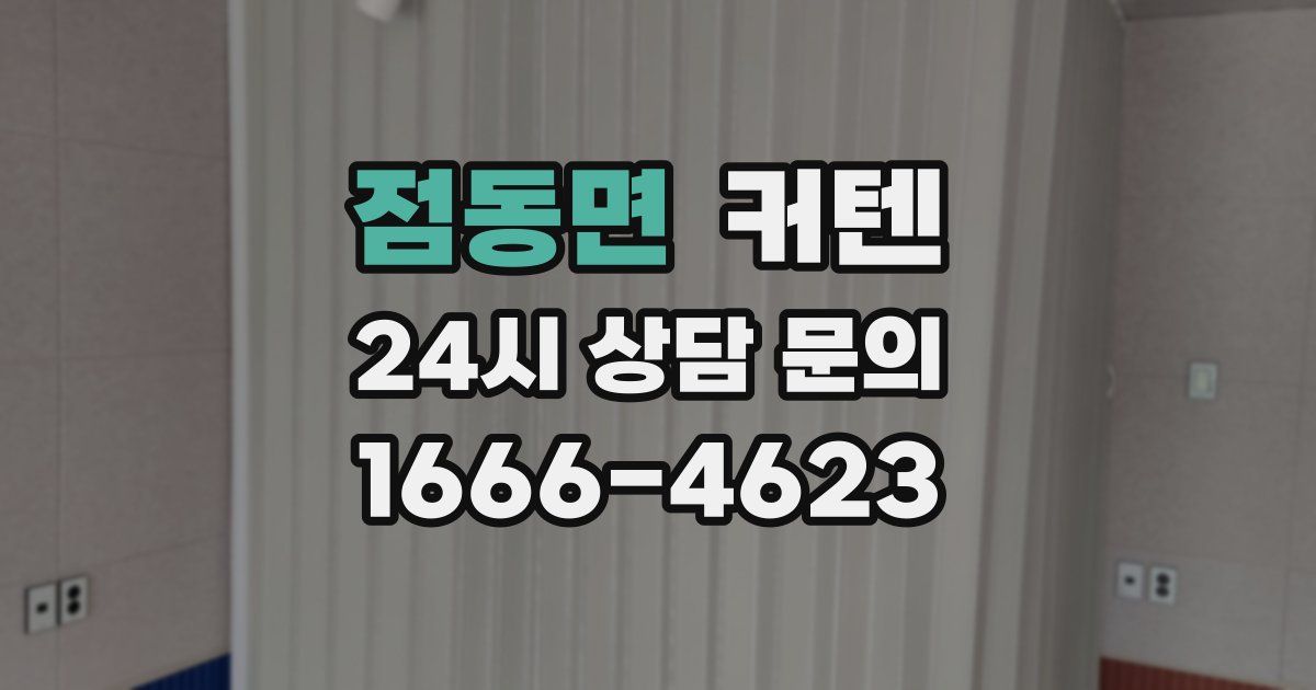 점동면 커텐